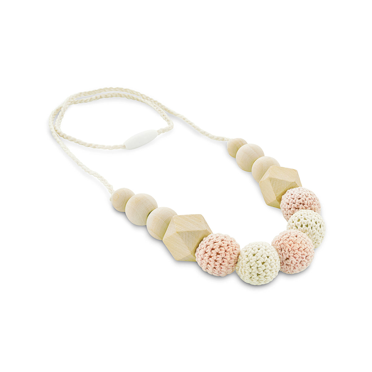 Bear and rose teething on sale necklace