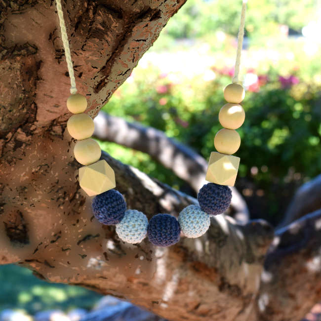 Natural teething hotsell beads