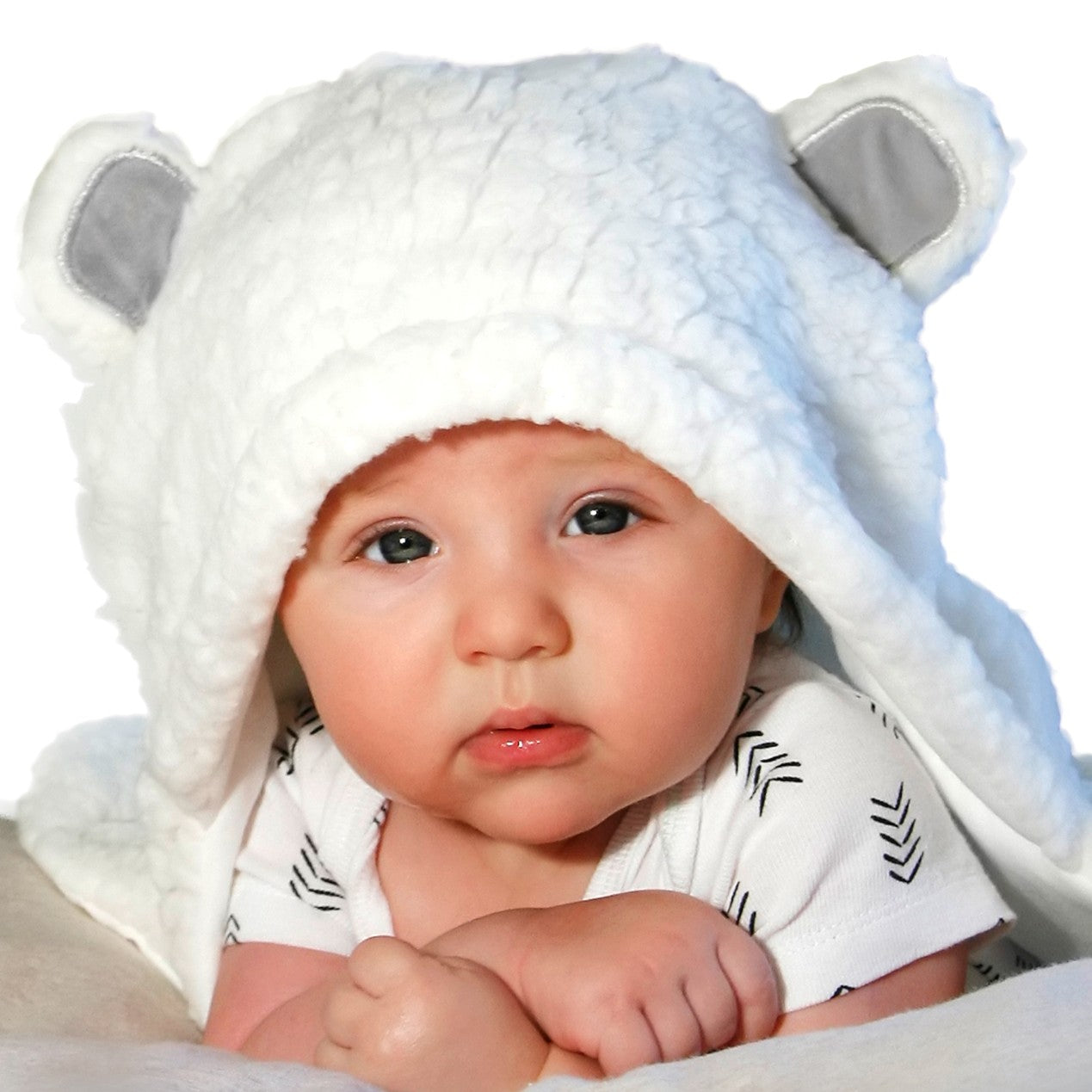 Little Me Blankets For Baby Boys' Cute Bear Swaddling Receiving Blanket