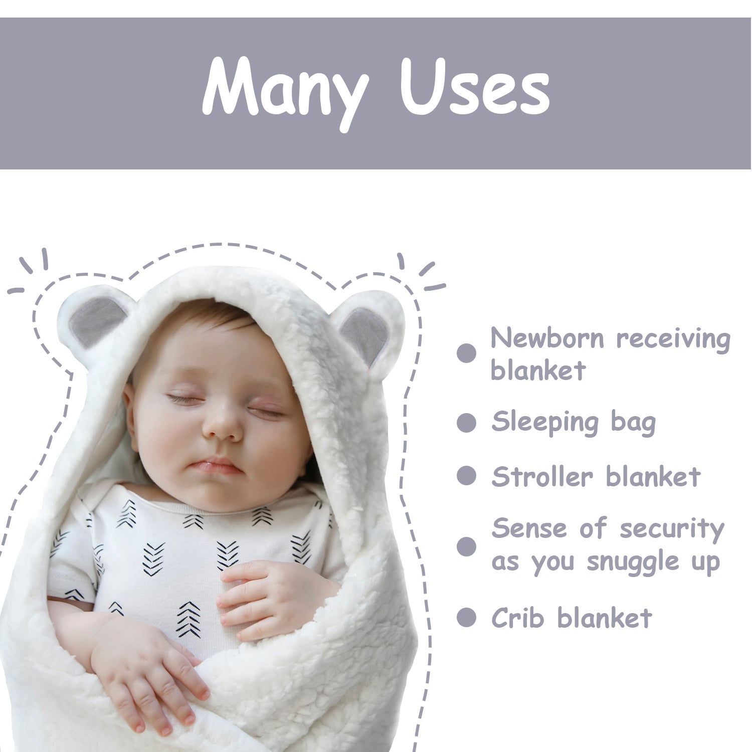 Funny Cartoon Steam Train Newborn Swaddle & Hat Set - Soft Receiving Blanket For Baby Boy Girl Gift - View #13