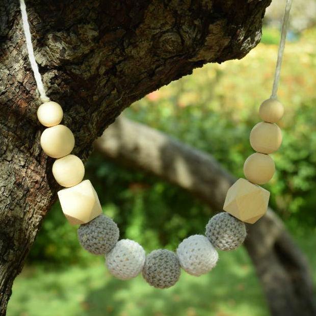 safe all natural teething necklace for mom and baby